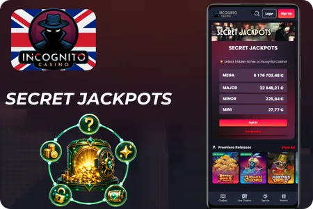 Secret Jackpots at Incognito Casino