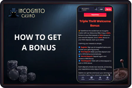 How to get a bonus Incognito